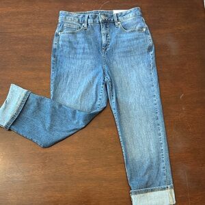 New with Tags Style & Co. High Rise, High Cuff Capri Jeans Size 10